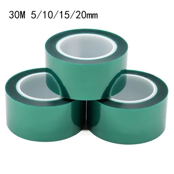  33M / Roll Green PET филмова лента Високотемпературна топлоустойчива PCB запояване SMT покритие щит изолация защита