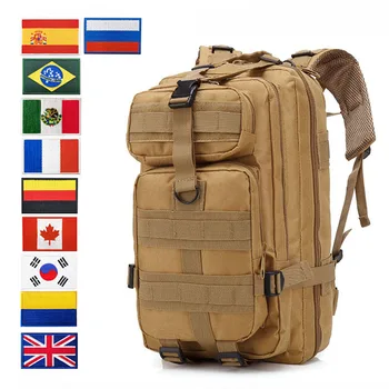 35L Военна тактическа раница Мъже 3P Армия Molle Assault Раница Външна чанта за пътуване Туризъм Къмпинг Лов Катерене чанти
