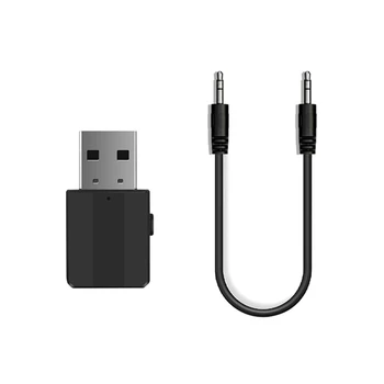 5.0 Безжичен Bluetooth аудио приемник предавател USB 2 в 1 TV компютър кола усилвател AUX адаптер за автомобилни и телевизионни високоговорители