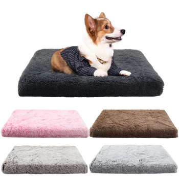 Dog Bed Mats Vip Washable Large Dog Sofa Bed Portable Pet Kennel Fleece Plush House Full Size Sleep Protector Dog Bed Mats