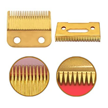 for Wahl Magic Clip Cord & Cordless Replacement Blade + Cutter Blade (Steel Blade)-Gold