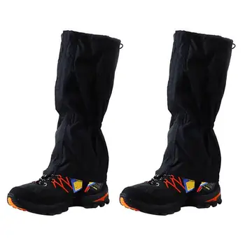 Long Tube Leg Covers Водоустойчива еластична каишка Защита на краката за туризъм Каране на ски Панталони за катерене Снежни ботуши Обувки Cover