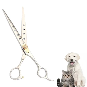UBD-80K Factoy direct 8.0 inche домашен любимец подстригване ножица куче оформяне прав ножици за домашни любимци ножици за коса ножици