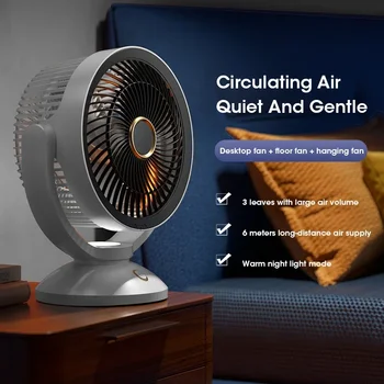Вентилатор на климатика Преносими настолни къмпинг уреди Акумулаторни домакински мини мобилни безшумни USB охлаждане