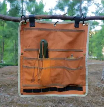 Външна многофункционална висяща чанта, чанта за съхранение на палатка за къмпинг, подходяща за окачване на предмети в различни сценарии