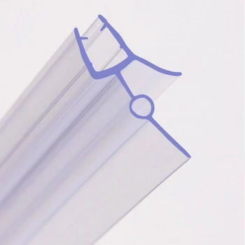 Душ екран уплътнителна лента PVC стъклена врата душ уплътнителни ленти за 4-6mm стъкло 18mm 23mm Gap без лепило водоустойчиви метеорологични ленти