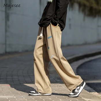 Ежедневни панталони Мъже Спортен американски стил Стилен универсален фитнес Тренировка Pantalones Streetwear Глезен Banded Advanced Aesthetic