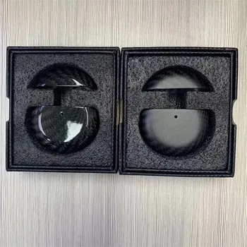 За Huawei Freebuds 4 Истински калъф за слушалки от въглеродни влакна Арамидни влакна за Huawei Freebuds 4 Ултра-тънък защитен капак за слушалки