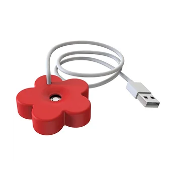 Мини преносим овлажнител с USB кабел запечатване дизайн резервоар овлажнител пътуване личен овлажнител за спалня червено