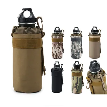 Тактически Molle вода бутилка чанта торбичка притежателя военни на открито пътуване къмпинг колоездене риболов лов вода бутилка кана превозвач