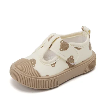 0-3 годишно бебе пролет есен площад устата обувки карикатура мека подметка малки деца обувки за момчета и момичета бебе TPR еднолични обувки