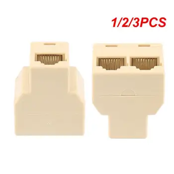 1/2/3PCS сплитер 1 до 2 начина RJ45 женски сплитер LAN Ethernet мрежов конектор разширител адаптер щепсел конектор адаптер