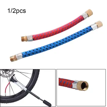 1/2pcs Висококачествена преносима по-дълга употреба150Psi Schrader велосипедни помпи Тръба тръба кабел помпа разширение маркуч велосипед маркуч адаптер