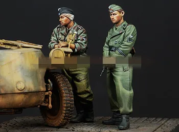 1/35 Смола фигура модел комплекти Исторически военни войници Несглобени небоядисани