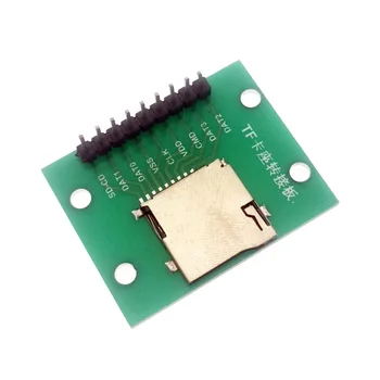 1-3pcs TF С адаптер за модул за държач за пин карти PCB адаптери за тестова платка 9PIN 10PIN картонени платки самоизскачащи Micro SD конектори