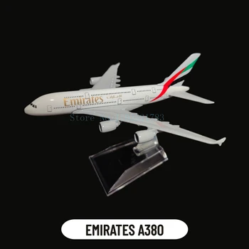 1:400 Emirates A380 метални отлети самолети миниатюрни мащабни авиокомпании Boeing Airbus модел авиационна фигура фенове колекция