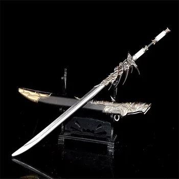1/6 войник миниатюрни студено оръжие огън дракон меч високо качество модел аксесоари годни 12'' действие фигури в наличност