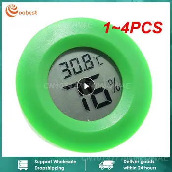  1 ~ 4PCS In1 термометър хигрометър мини LCD цифров температурен влагомер детектор термограф вътрешна стая инструмент