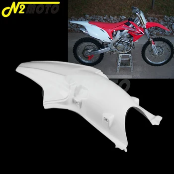 1 бр. Бял мотоциклет заден калник пластмасов калник Splash капак калник за Honda CRF450R 2009-2012 CRF250R 2010-2013 ендуро