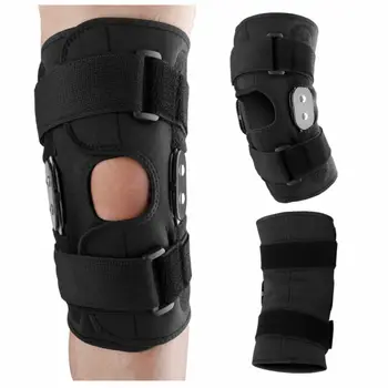 1 бр. Регулируема шарнирна скоба за коляното Patella Support Sleeve Wrap Cap Stabilizer Sports Running Gym Wrap Протектор за коляното