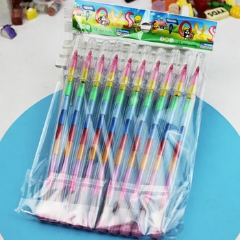 10/24Pcs живопис шевове цвят градивни елементи за деца мини пастел училищни пособия моливи