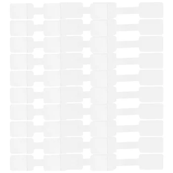 100 бр стикери бял кабел етикет компютър организатор кабел тагове удобни етикети за управление на училище
