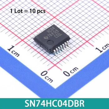 10PCS SN74HC04DBR Маркировка код HC04 SSOP-14 шестнадесетичен инвертори IC чип