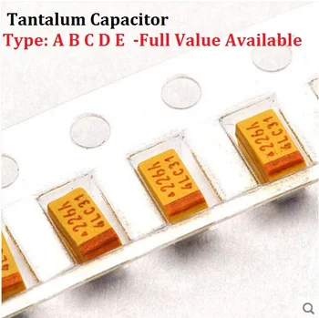 10PCS танталов кондензатор тип A 476 6.3V 47UF 6.3V SMD 3216 капацитет 6.3V47UF 1206 кондензатори 47UF6.3V