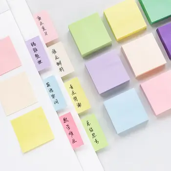 10Книги / Комплект Квадратни лепкави бележки Висококачествени Scrabooking Mini Times Sticky DIY Notepad School Office