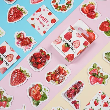 12paks/LOT серия ягоди сладък прекрасен маркери фотоалбум декорация Самозалепващ се стикер
