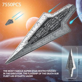 13134 Звезден план Космически войни MOC-15881 Клас на изпълнителя Star Dreadnought Строителни блокове Тухли Играчки Деца Коледа Възрастни Подаръци