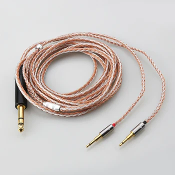 16 сърцевина OCC посребрена слушалка за 2x2.5mm HIFIMAN HE1000 HE400S HE560 Oppo PM-1 PM-2 кабел за надграждане на слушалки