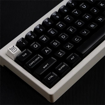 160 клавиши WOB GMK Keycap SA профил Черно бяло PBT двойни изстрел клавиши за механична клавиатура ISO Enter 7U интервал GMK67 K500