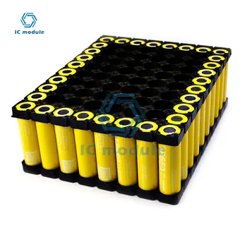 18650 8 * 10 батерии държач скоба клетка безопасност антивибрационна пластмаса цилиндрични скоби за батерии 18.4mm дупка диа