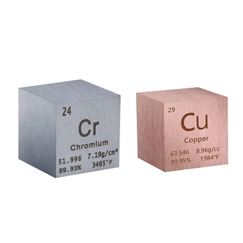 1inch (около 2,5 см метал, елементи с висока плътност-куб чист метал, използвани в серия елементи лабораторни експериментални материали