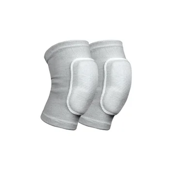 1Pair Защитна гъба за коляното за волейбол, мека дишаща коляно подкрепа коляното скоба за жени мъже спорт танци футбол