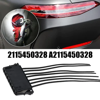 1pc Задна светлина Harness Clip Wire Plug за Mercedes W204 C300 C63 C200 A2115450328 Черна пластмасова Plug-and-play лесна инсталация