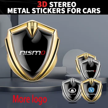 1PCS 3D метален автомобилен страничен калник стикер щит емблема лого за Cadillac XT4 CT4 XT5 CT5 XT6 CT6 CTS ATS SRX Аксесоари за кола