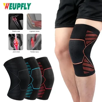 1Pcs коляно скоба подкрепа компресия ръкави за артрит, ACL, бягане, облекчаване на болката, възстановяване на наранявания, баскетбол и повече спортове