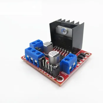 1PCS Нов двоен H мост DC стъпков мотор задвижващ контролер модул L298N за Arduino интелигентен автомобилен робот