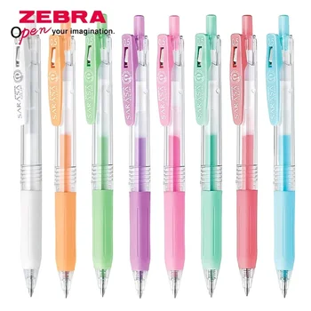 1бр ZEBRA мляко цвят гел писалка JJ15-MK нехлъзгаща писалка захващане писалка голям капацитет бързосъхне мек цвят не боли очите