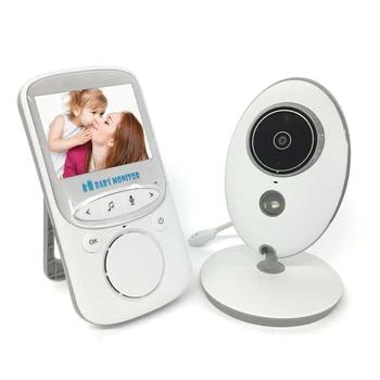 2.4G бебешка мониторна камера Безжично аудио радио Nanny Music Intercom 2.4inch LCD преносим уоки токи детегледачка монитор