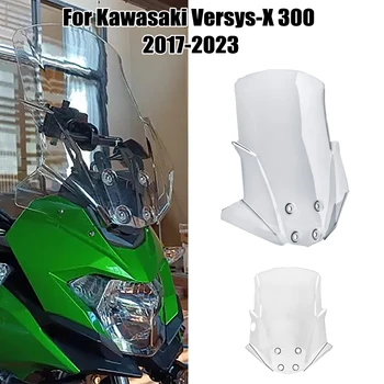 2022 Versys-X300 Мотоциклет Защита на обтекателя на предното стъкло за Kawasaki Versys-X 300 2017-2024 2023 Козирка на предното стъкло
