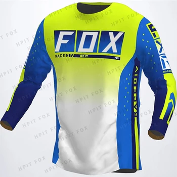 2022 Мотокрос планина ендуро велосипед облекло велосипед мото спускане тениска Hpit Fox Жени Мъже Колоездене Джърси MTB ризи BMX 