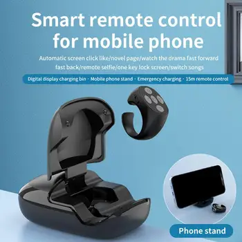 2023 Bluetooth дистанционно управление притурка обръщане селфи пръст контролер Дайте харесвания 5 бутона 15m за IPhone 