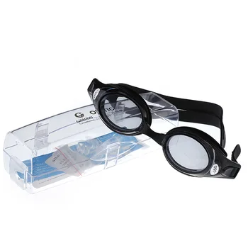 2023 Възрастни късогледство плуване очила Тапи за уши Професионални очила за басейн Анти мъгла мъже жени оптични водоустойчиви очила на едро