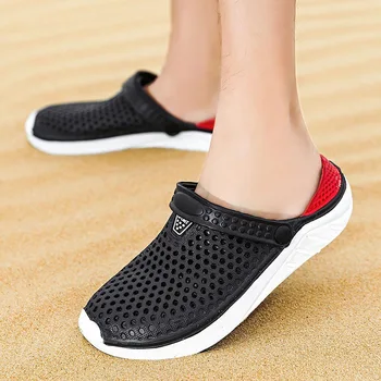 2023 Мъжка мода Плажни сандали Дебели чехли Водоустойчиви сандали против хлъзгане Джапанки за жени Мъже Sandalias Hombre