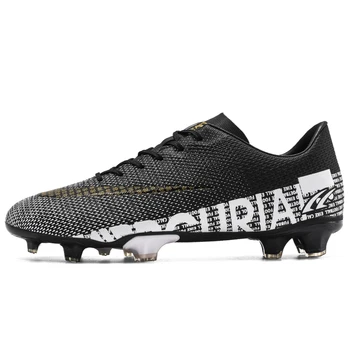 2023 Мъжки футболни обувки Ултралеки футболни обувки Момчета маратонки Неплъзгащи се AG / TF Футболни клинове Обувки за глезена Унисекс размер 35-45