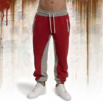 2023 Нови фитнес снаждане Sweatpants Големи печатни панталони Мъжки ежедневни панталони за бягане Дишащи хип-хоп панталони