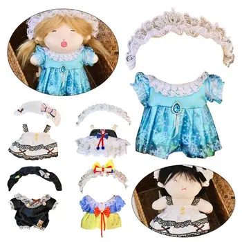 20cm памук кукла дрехи аксесоари принцеса прислужница обличане UP Лолита дрехи комплект за момичета играчки кукли дрехи пола рожден ден